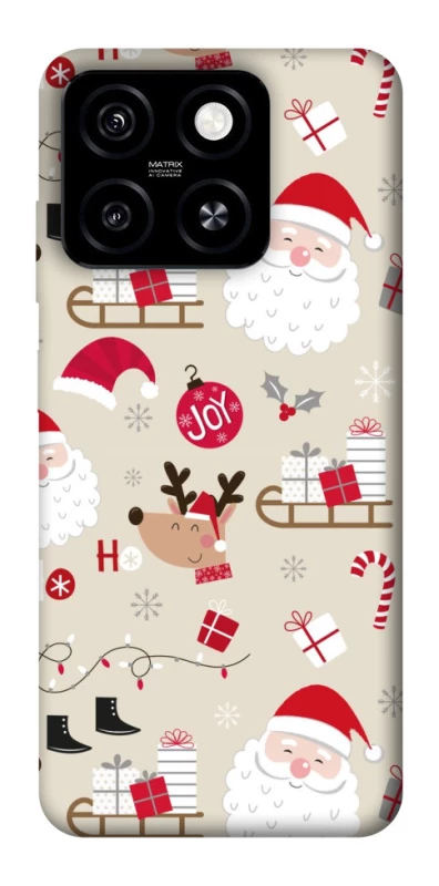 Чохол на ZTE Blade A55 4G Новорічний v1 фото 1 з 1