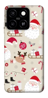 Чохол на ZTE Blade A55 4G Новорічний v1 фото 1 з 1