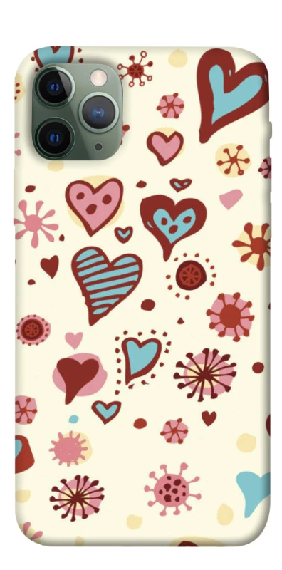 Чохол на Apple iPhone 11 Pro (5.8") Pretty hearts фото 1 з 1