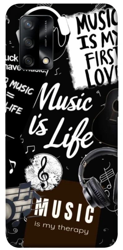 Чохол на Oppo A74 4G Music is Life фото 1 з 1