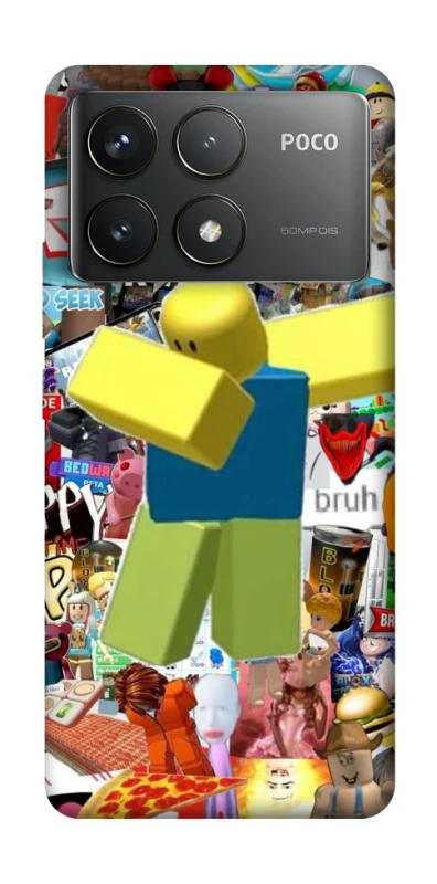 Чохол на Xiaomi Poco F6 Pro Roblox style фото 1 з 1