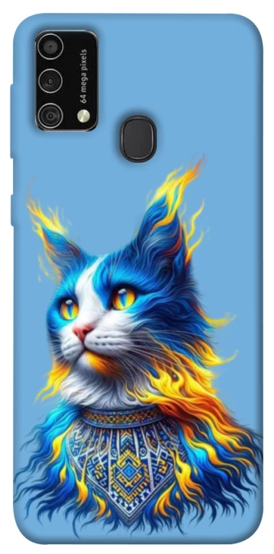 Чохол на Samsung Galaxy M21s Кіт патріот фото 1 з 1