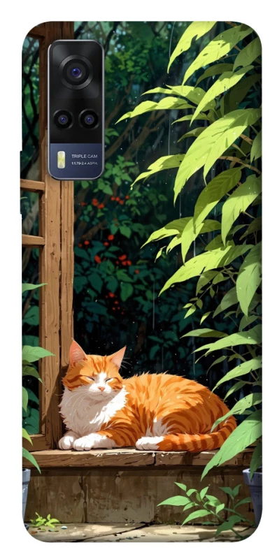 Чохол на Vivo Y53s red cat фото 1 з 1