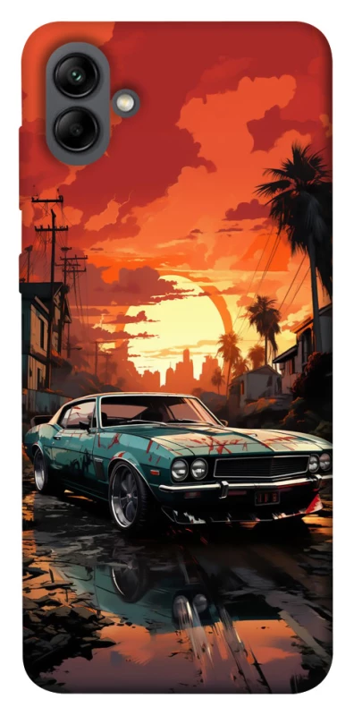 Чохол на Samsung Galaxy A04 Car at sunset фото 1 з 1