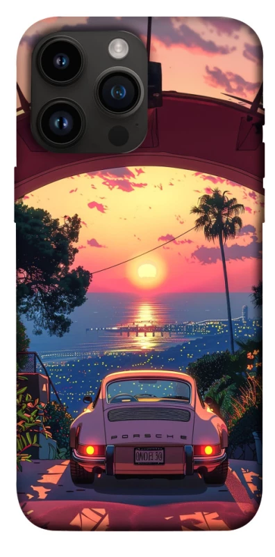 Чохол на Apple iPhone 14 Pro Max (6.7") Porsche at sunset фото 1 з 1