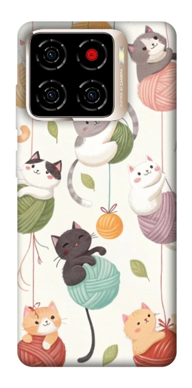 Чехол на ZTE Blade A56 Funny Kittens фото 1 из 1