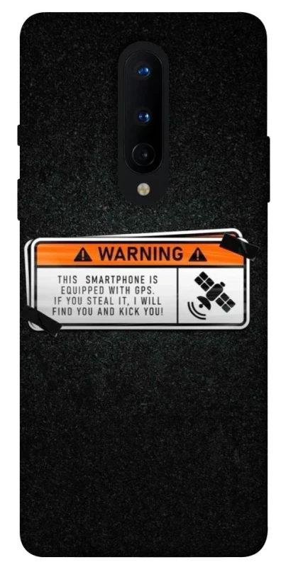 Чохол на OnePlus 8 Warning фото 1 з 1