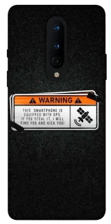 Чохол на OnePlus 8 Warning фото 1 з 1