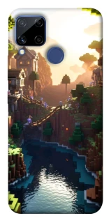 Чехол на Realme C15 Minecraft sunset фото 1 из 1