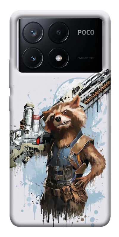 Чохол на Xiaomi Poco X6 Rocket Raccoon фото 1 з 1