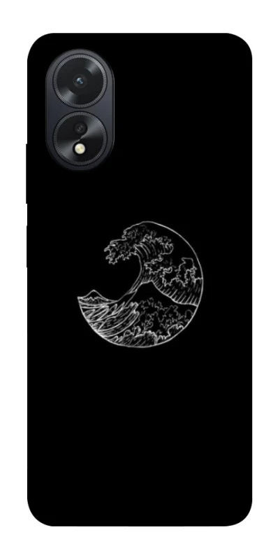 Чохол на Oppo A18 Black tsunami фото 1 з 1