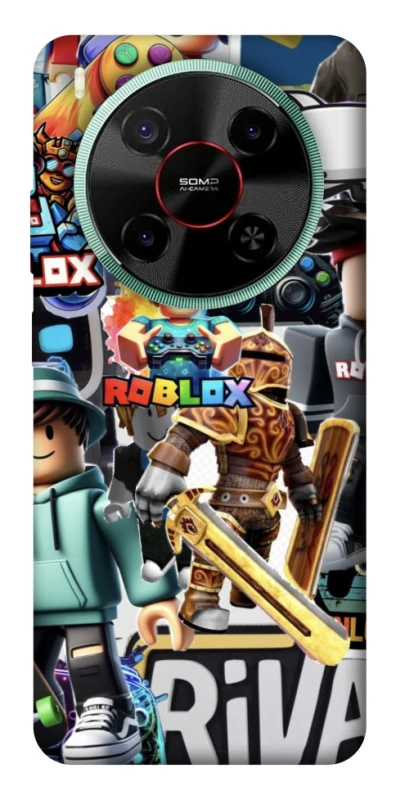 Чохол на ZTE Nubia V70 Max Roblox collage ver.1 фото 1 з 1