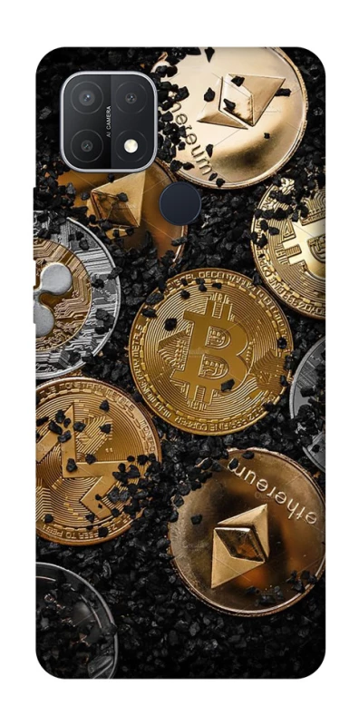 Чехол на Oppo A15s / A15 Many coins v2 фото 1 из 1