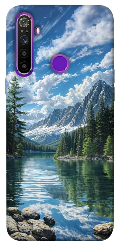 Чехол на Realme 5 River in the mountains фото 1 из 1