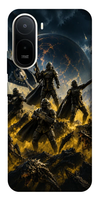 Чохол на Xiaomi Redmi A7 Pro 4G HELLDIVERS фото 2 з 2