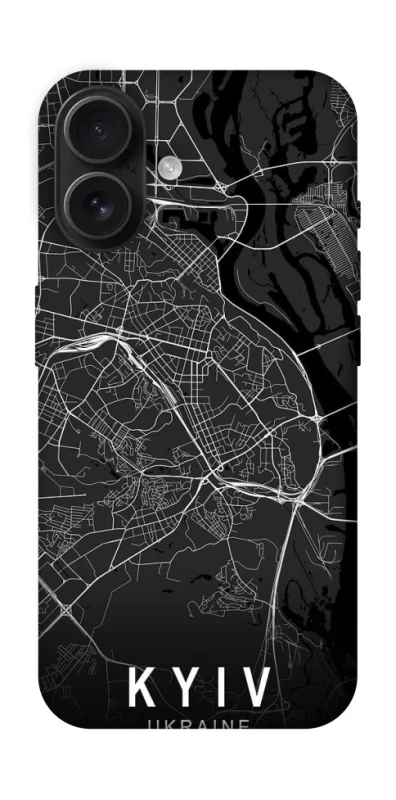 Чехол на Apple iPhone 16 Kyiv map фото 1 из 1
