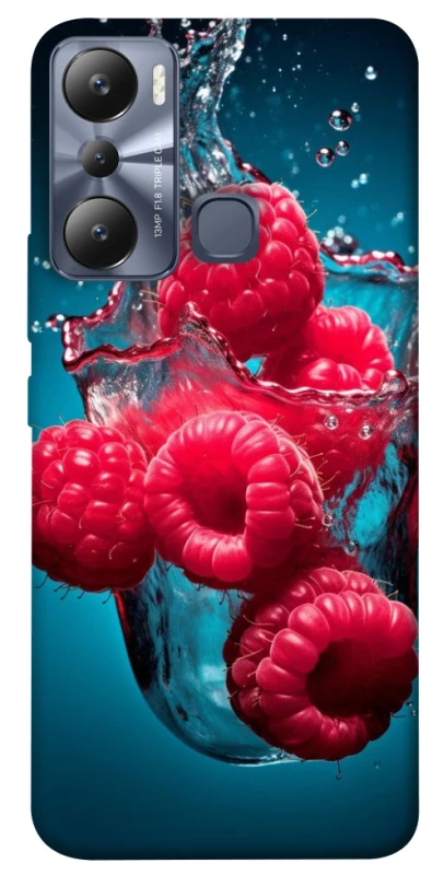 Чохол на Infinix Hot 20i Малинка у воді фото 1 з 1