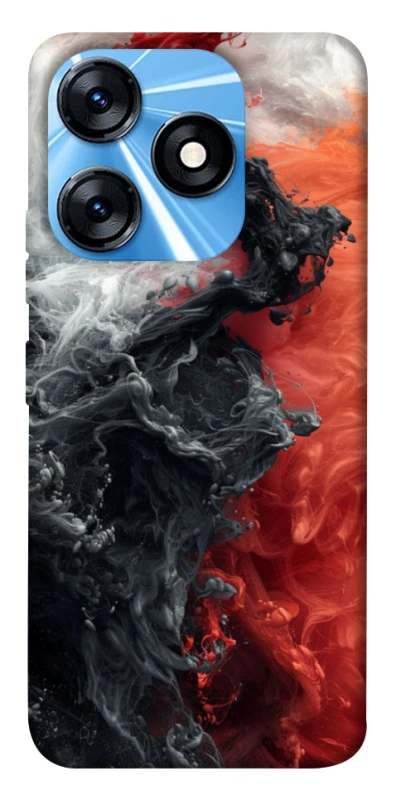 Чохол на TECNO Spark 10 Black and Red фото 1 з 1