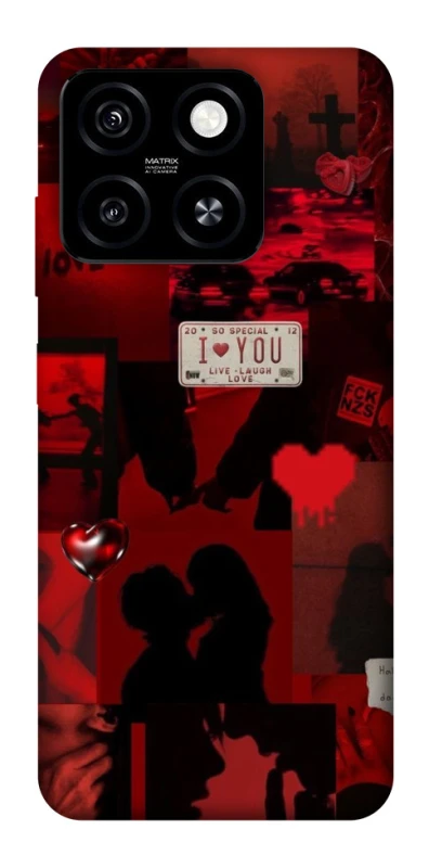 Чохол на ZTE Blade A55 4G Love collage ver.2 фото 1 з 1