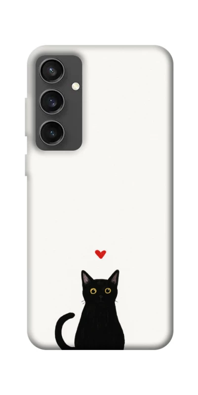 Чохол на Samsung Galaxy S24 FE cat in love фото 1 Чохол на Samsung Galaxy S24 FE cat in love фото 1 з 1