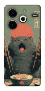 Чехол на TECNO Pova 6 Neo (LI6) Hungry Cat фото 1 из 1