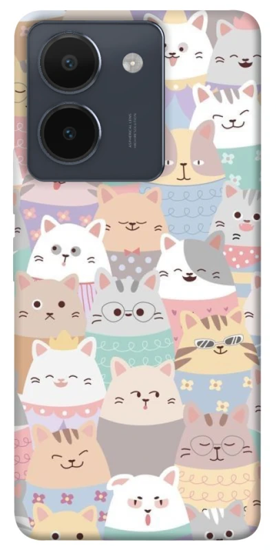 Чохол на Vivo Y36 Funny Kittens ver.2 фото 1 з 1