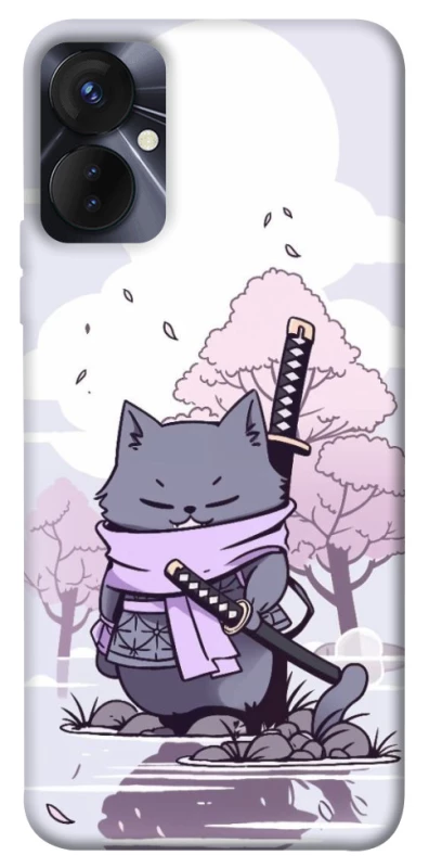 Чохол на TECNO Spark 9 Pro (KH7n) Samurai cat фото 1 з 1