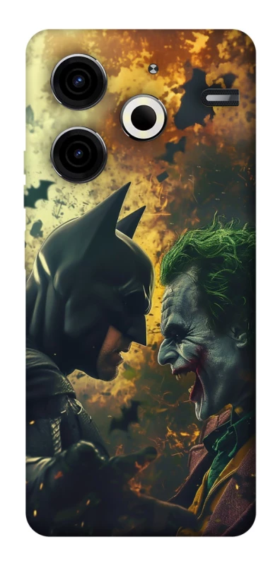 Чохол на TECNO Pova 6 Neo (LI6) Batman and the Joker фото 1 з 1