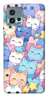 Чехол на Motorola Moto G72 Funny Kittens ver.3 фото 1 из 1