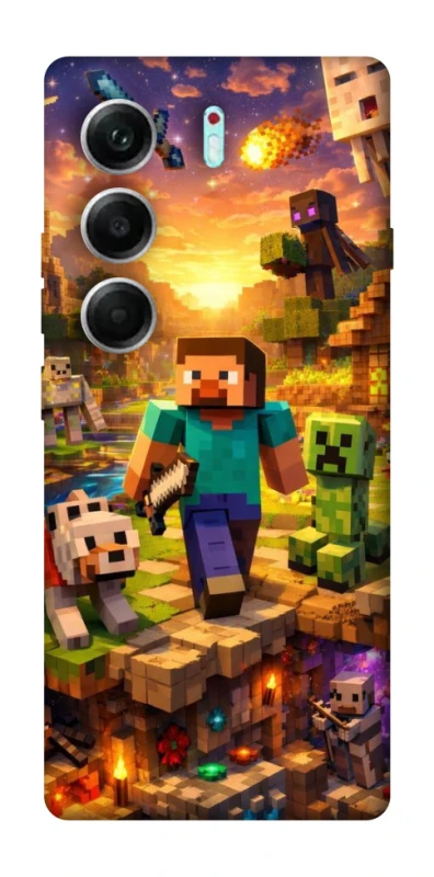 Чохол на Tecno Camon 40 Pro Minecraft v6 фото 1 з 1