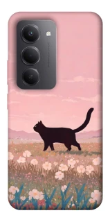 Чехол на Xiaomi Redmi 15 (EU) cat on a field фото 1 из 1