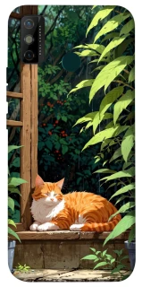 Чохол на TECNO Spark 6 Go red cat фото 1 з 1