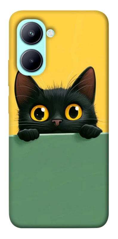 Чохол на Realme C33 Black cat v2 фото 1 з 1