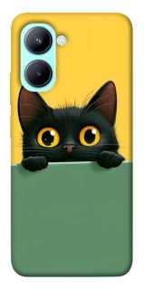 Чохол на Realme C33 Black cat v2 фото 1 з 1