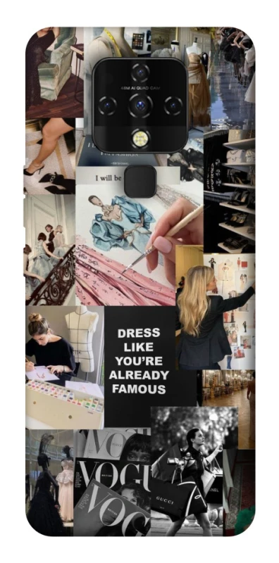 Чохол на TECNO Camon 16 SE Fashion collage ver.11 фото 1 з 1