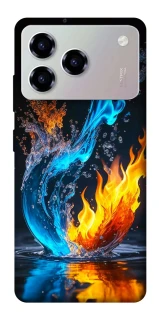 Чехол на ZTE Blade A76 Water And Fire фото 1 из 1