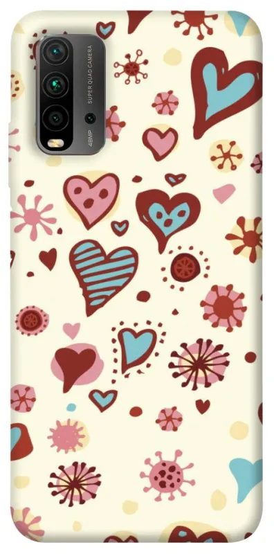 Чохол на Xiaomi Redmi 9T Pretty hearts фото 1 з 1