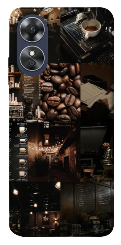Чехол на Oppo A17 Coffee collage ver.1 фото 1 из 1