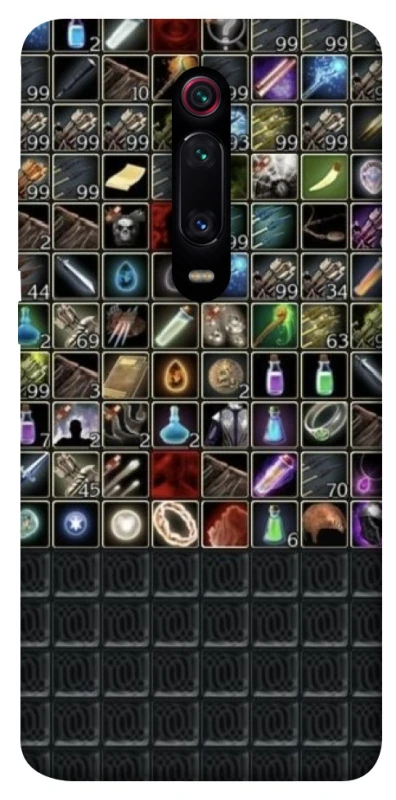 Чехол на Xiaomi Redmi K20 / K20 Pro / Mi9T / Mi9T Pro Inventory menu ver.2 фото 1 из 1