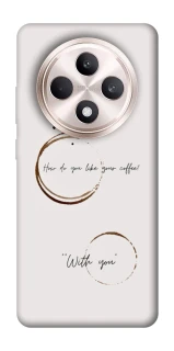 Чехол на Oppo Reno 12 F 4G/5G Coffee with you фото 1 из 1