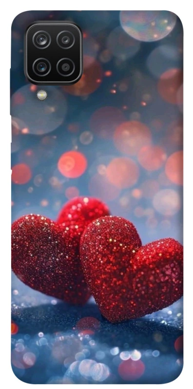 Чохол на Samsung Galaxy A12 Red hearts фото 1 з 1