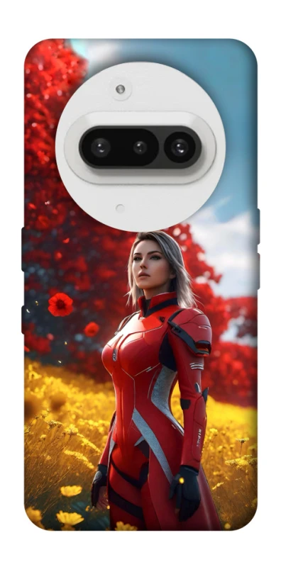 Чехол на Nothing Phone (3a) Cyber space girl ver.5 фото 1 из 1