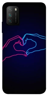 Чехол на Xiaomi Poco M3 Neon love фото 1 из 1