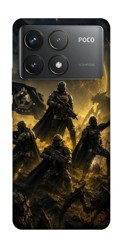 Чохол на Xiaomi Poco F6 Pro HELLDIVERS ver.2 фото 1 з 1