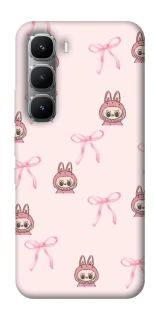 Чохол на Infinix Hot 60 Pro Pink bows and Labubus фото 1 з 1