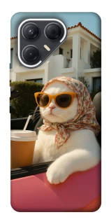 Чехол на TECNO Pova 7 Stylish Cat Cruise фото 1 Чехол на TECNO Pova 7 Stylish Cat Cruise фото 1 из 1