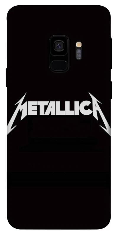 Чохол на Samsung Galaxy S9 Metallica logo фото 1 з 1