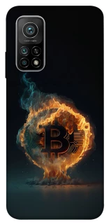 Чохол на Xiaomi Mi 10T Fire Bitcoin фото 1 з 1