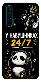 Чехол на Huawei Honor 20 Pro У навушниках 24/7 фото 1 из 1