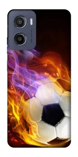 Чехол на Motorola Moto E15 Football Abstract фото 1 из 1